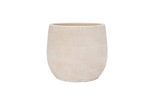 HS Pot miami d39h36cm creme