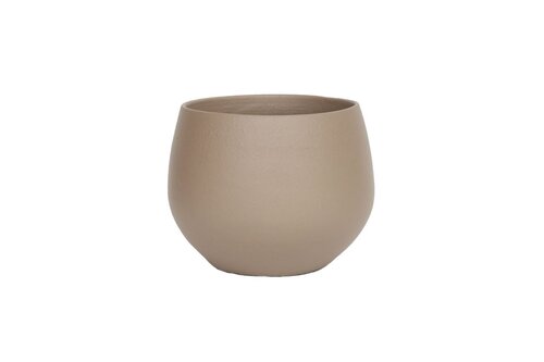 HS Pot petra d16h13cm bruin