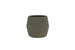 HS Pot sion d32h30cm zand groen