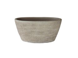 HS Schaal tokio ovl 29x15x14cm taupe