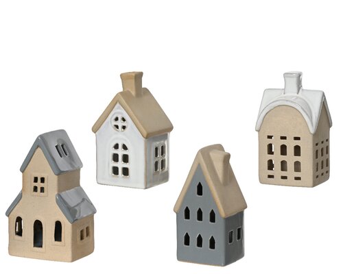 Huis porselein l8.3b11h17.9cm a4
