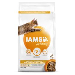 Iams cat adult hairball control chicken 3kg - afbeelding 1