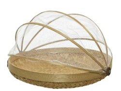 Insectenkap bamboe d36h10cm naturel