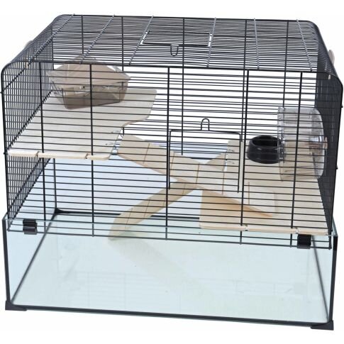 Interzoo Hamsterkooi vision 58 zwart