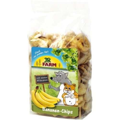 JR farm Knaagdiersnack bananenchips 150g