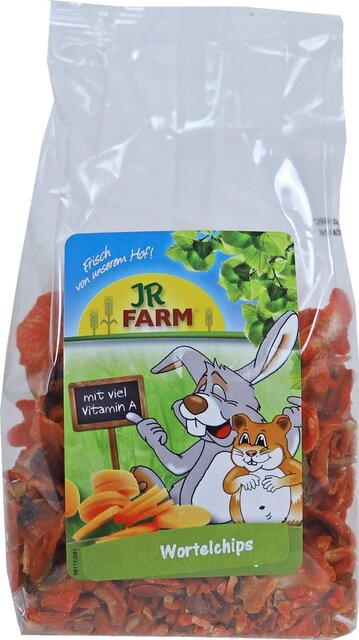 JR farm Knaagdiersnack wortelchips 125g