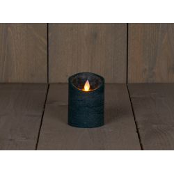 Anna's Collection B.O.T. Kaars Antiek Groen Wax Rustiek Bewegende Vlam 7,5X10Cm 3Xaaa/Timer