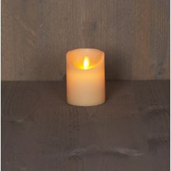 Anna's Collection B.O.T. Kaars Ivoor Wax Rustiek Bewegende Vlam 7,5X10Cm 3Xaaa/Timer - afbeelding 1