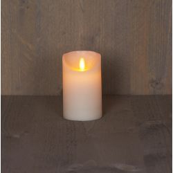 Anna's Collection B.O.T. Kaars Ivoor Wax Rustiek Bewegende Vlam 7,5X12,5Cm 3Xaaa/Timer - afbeelding 1