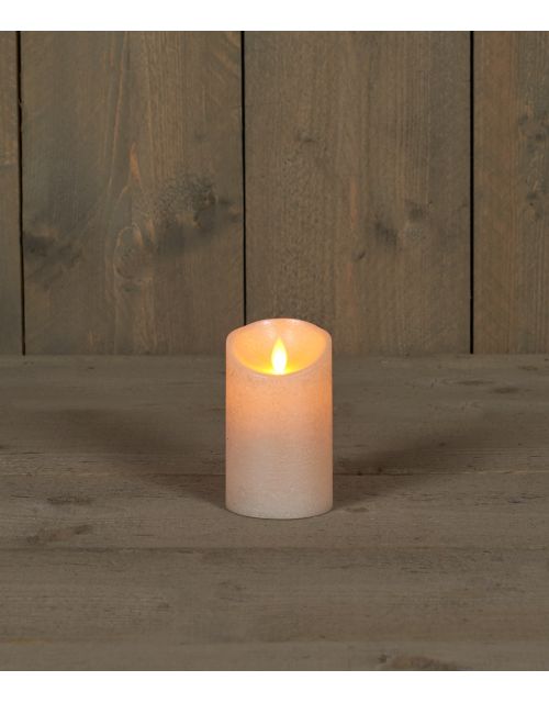 Anna's Collection B.O.T. Kaars Parel Wax Rustiek Bewegende Vlam 7,5X12,5Cm 3Xaaa/Timer - afbeelding 1