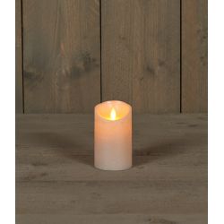 Anna's Collection B.O.T. Kaars Parel Wax Rustiek Bewegende Vlam 7,5X12,5Cm 3Xaaa/Timer - afbeelding 1