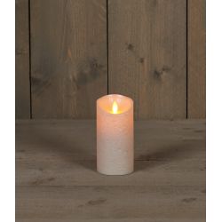 Anna's Collection B.O.T. Kaars Parel Wax Rustiek Bewegende Vlam 7,5X15Cm 3Xaaa/Timer