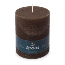 Spaas Rustieke Kaars 100/130mm - donkerbruin