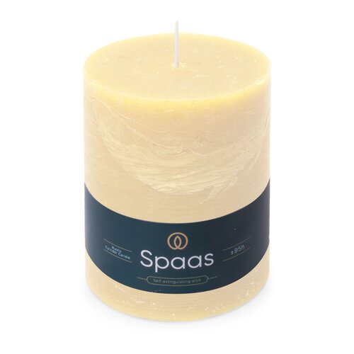 Spaas Rustieke Kaars 100/130mm - ivoor