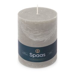 Spaas Rustieke Kaars 100/130mm - lichtgrijs