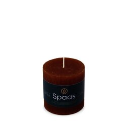 Spaas Rustieke Kaars 70/70mm - bordeaux