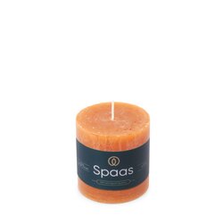 Spaas Rustieke Kaars 70/70mm - oranje
