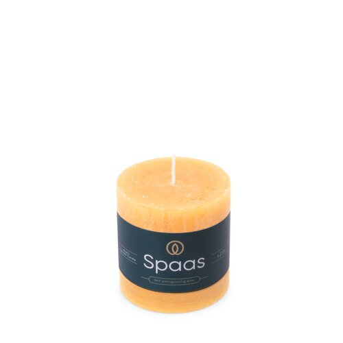 Spaas Rustieke Kaars 70/70mm - zandkleur
