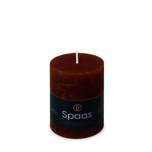 Spaas Rustieke Kaars 70/95mm - bordeaux