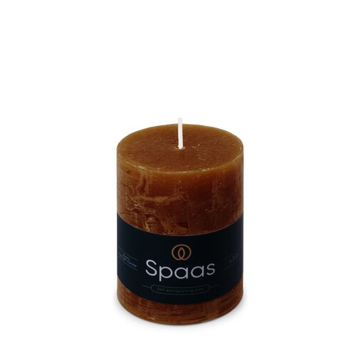 Spaas Rustieke Kaars 70/95mm - cognac