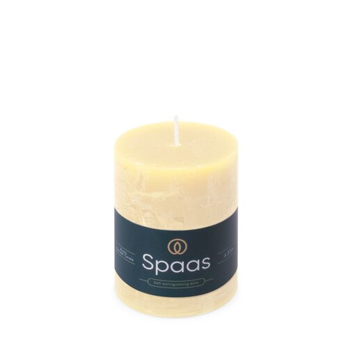 Spaas Rustieke Kaars 70/95mm - ivoor