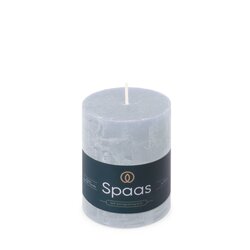 Spaas Rustieke Kaars 70/95mm - lichtblauw