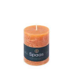 Spaas Rustieke Kaars 70/95mm - oranje