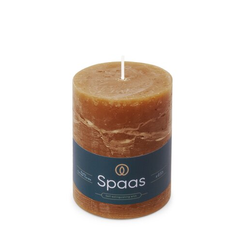Spaas Rustieke Kaars 80/110mm - cognac