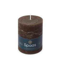 Spaas Rustieke Kaars 80/110mm - donkerbruin