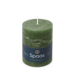 Spaas Rustieke Kaars 80/110mm - donkergroen