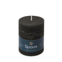 Spaas Rustieke Kaars 80/110mm - zwart