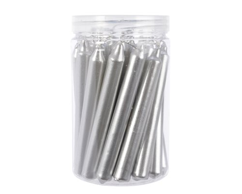Kaars waxine mini dinner zilver