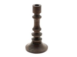 Kaarshouder tonta d13h23cm d.bruin