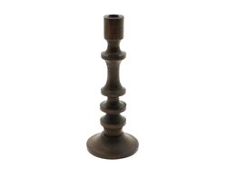 Kaarshouder tonta d13h32cm d.bruin
