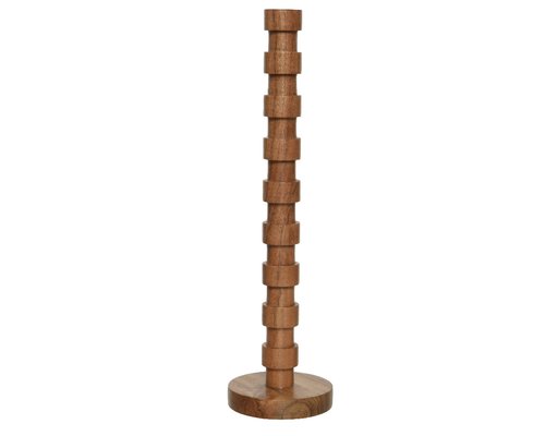 Kandelaar acaciahout H38cm