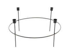 Kandelaar tammy d38h20cm zwart