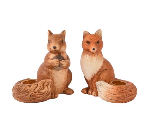 Decoris Kandelaar terracotta 2ass