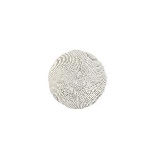 PTMD Kathelle White poly round coral shaped wallpanel S