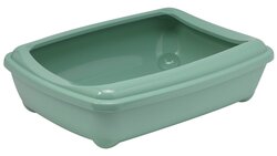 MODERNA KATTENBAK PL. MET RAND MINT GREEN 50 CM