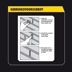 KB Stootvoegrooster 50mm 10st - afbeelding 2