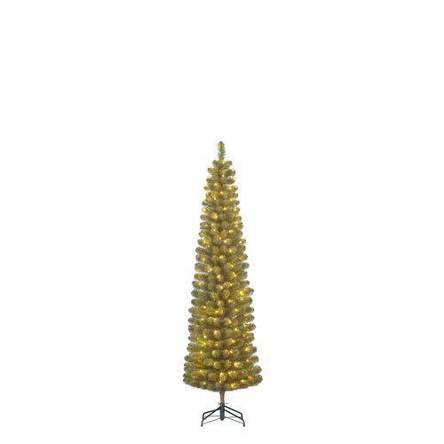 Black Box Trees Charlton Pilar kerstboom led groen warm wit 90L TIPS 207 en timer & dimmer - h155xd4 - afbeelding 1