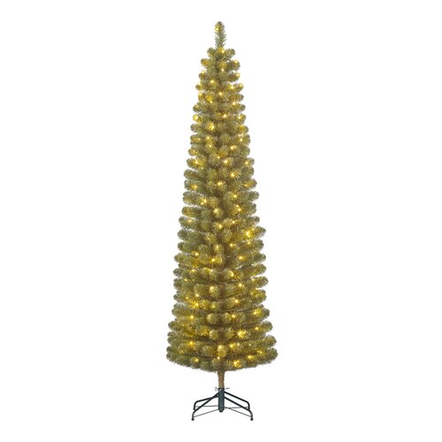 Black Box Trees Charlton Pilar kerstboom led groen warm wit 230L TIPS 498 en timer & dimmer - h260xd