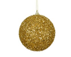 Kerstbal foam d10cm goud