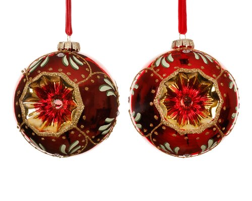 Kerstbal glas d10cm a2