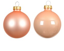 Kerstbal glas d2.5cm pch pearl 24st - afbeelding 2