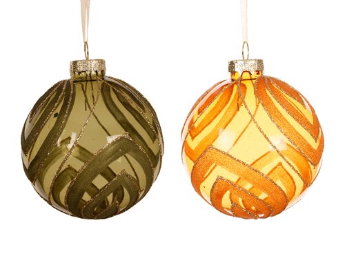 Kerstbal glas d8cm a2