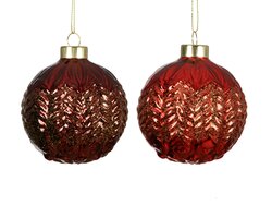 Kerstbal glas d8cm a2