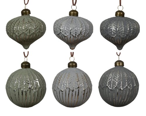 Kerstbal glas d8cm a3