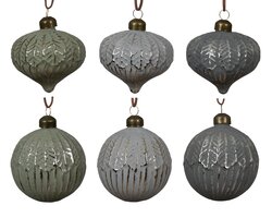 Kerstbal glas d8cm a3