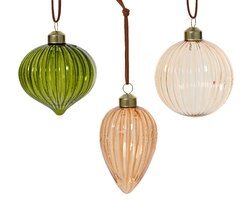 Kerstbal glas d8cm a3